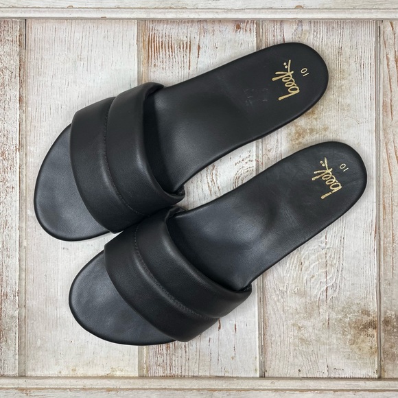 Beek Sugarbird Leather Slide Sandal - Picture 1 of 15